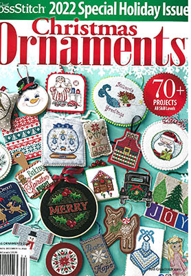 2022 Just Cross Stitch Christmas Ornaments